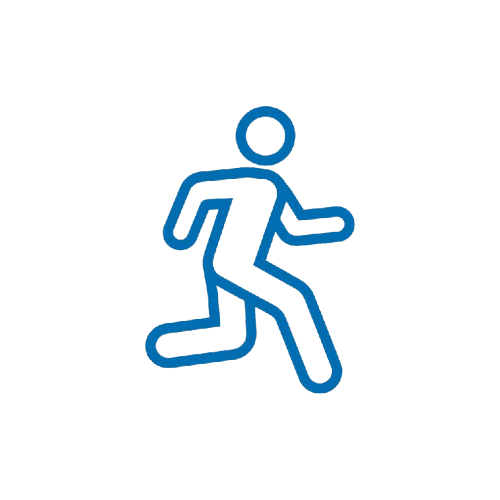 Workout and recovery icon