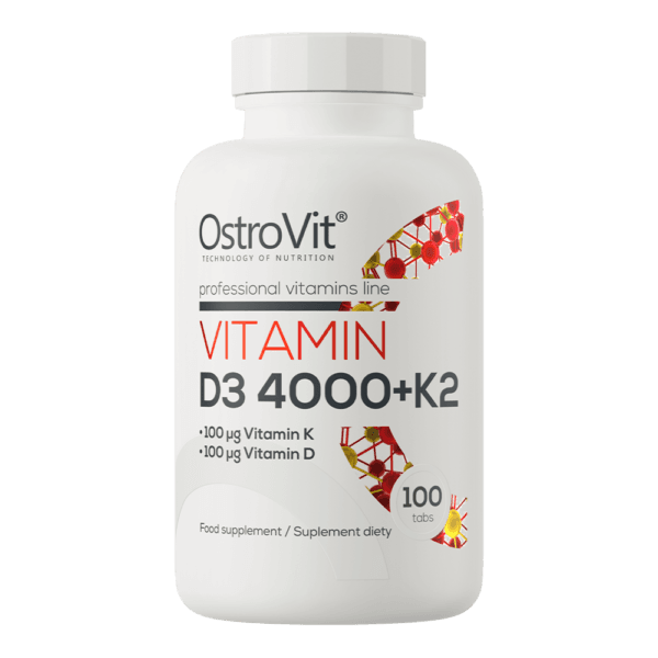 OstroVit Vitamin D3 4000 + K2 (100 tabs)