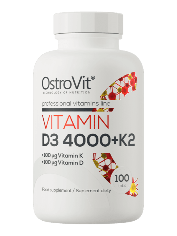 OstroVit Vitamin D3 4000 + K2 (100 tabs)