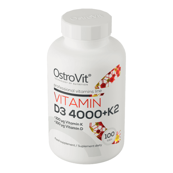 OstroVit Vitamin D3 4000 + K2 (100 tabs)